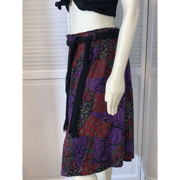 Vintage 70’s Paisley Skirt Size 7/8 - Picture 2 of 12